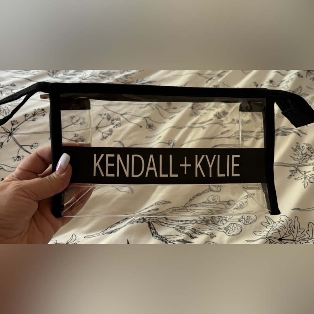 Brand New Kendall And Kylie Clear Make Up Bag